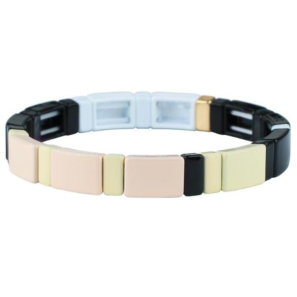 kelitch enamel elasticity bracelets bangle for men women stacking alloy tile bracelet pulsera simple style jewelry, Black
kelitch enamel elasticity bracelets bangle for men women stacking alloy tile bracelet pulsera simple style jewelry, Black