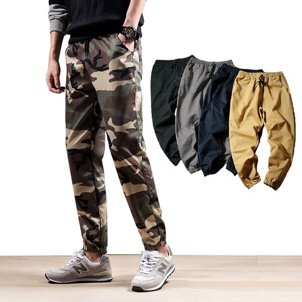 sell 2019 autumn new men's uniform camouflage pants beam foot training casual pants lovers feet harlan trousers, Black
sell 2019 autumn new men's uniform camouflage pants beam foot training casual pants lovers feet harlan trousers, Black