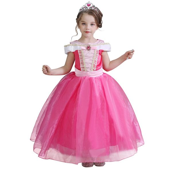 fancy aurora princess dress for girls sleeping beauty cosplay costumes kids halloween party dress children christmas clothes, Red;yellow
fancy aurora princess dress for girls sleeping beauty cosplay costumes kids halloween party dress children christmas clothes, Red;yellow