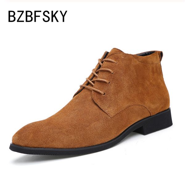 bzbfsky genuine leather men ankle boots breathable men leather boots high shoes outdoor casual winter shoes botas homme, Black
bzbfsky genuine leather men ankle boots breathable men leather boots high shoes outdoor casual winter shoes botas homme, Black