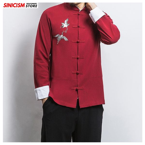 men's jackets sinicism store mens embroidery chinese style jacket men oversize casual buckle 2021 male autumn traditional coat 5xl, Black;brown
men's jackets sinicism store mens embroidery chinese style jacket men oversize casual buckle 2021 male autumn traditional coat 5xl, Black;brown