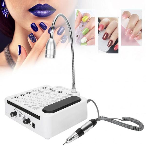 3-in-1 30000rpm nail drill machine nail dust collector vacuum cleaner manicure light for household salon manicure machine, Silver
3-in-1 30000rpm nail drill machine nail dust collector vacuum cleaner manicure light for household salon manicure machine, Silver
