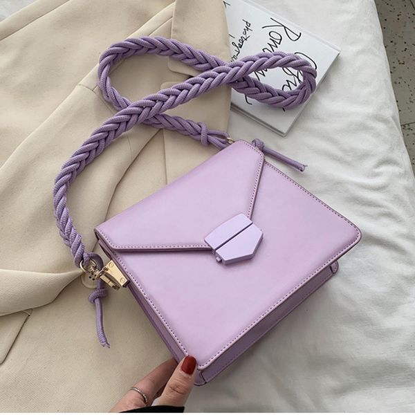 braided rope shoulder belt pu leather sac a main femme crossbody bags for women 2020 summer small shoulder handbags female
braided rope shoulder belt pu leather sac a main femme crossbody bags for women 2020 summer small shoulder handbags female
