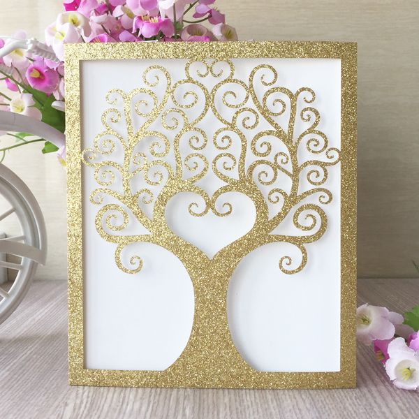 30pcs /lot glitter people with hollow laser cut tree wedding invitations anything grand events invitation cards supplies, Black
30pcs /lot glitter people with hollow laser cut tree wedding invitations anything grand events invitation cards supplies, Black