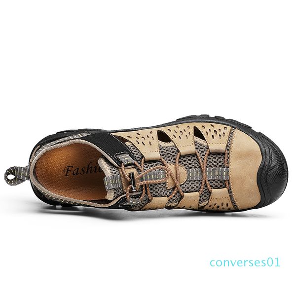 hole shoes men shoes male cow genuine leather sandals summer sandalias hombre slippers clogs sandles new 2019 mens co01, Black
hole shoes men shoes male cow genuine leather sandals summer sandalias hombre slippers clogs sandles new 2019 mens co01, Black