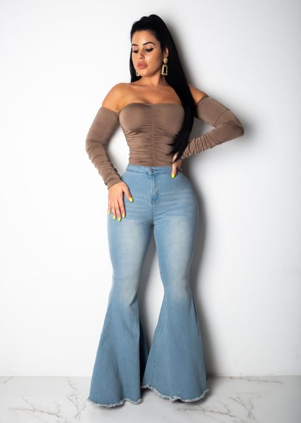 2020 jeans 2033 women versitile fashion wide-leg high-waisted elasticity trumpet jeans wish, Blue
2020 jeans 2033 women versitile fashion wide-leg high-waisted elasticity trumpet jeans wish, Blue