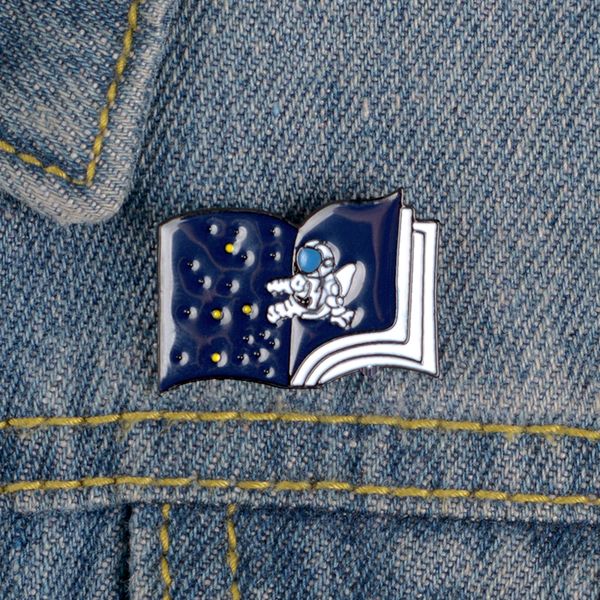 magic spacettravel book enamel brooch and pin universe cosmonauts astronaut enamel brooches lapel pins for amateur astronomer, Gray
magic spacettravel book enamel brooch and pin universe cosmonauts astronaut enamel brooches lapel pins for amateur astronomer, Gray
