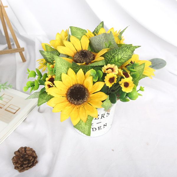 artificial sunflowers bonsai artificial sunflower flower bouquet for room wedding decor fake silk flowers for flower arrangement
artificial sunflowers bonsai artificial sunflower flower bouquet for room wedding decor fake silk flowers for flower arrangement