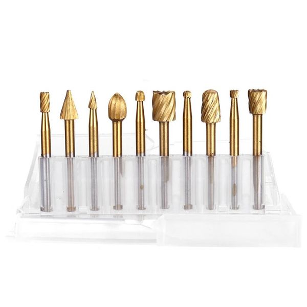 10pcs 1/8 inch shank hss rotary carving rasp file rotary rasp burrs wood bits grinding woodworking tool
10pcs 1/8 inch shank hss rotary carving rasp file rotary rasp burrs wood bits grinding woodworking tool