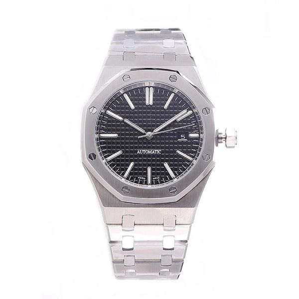 luxury men's watches 42mm all stainless steel strap quartz watch business luminous watch sapphire reloj de lujo 5atm waterproof, Slivery;brown
luxury men's watches 42mm all stainless steel strap quartz watch business luminous watch sapphire reloj de lujo 5atm waterproof, Slivery;brown