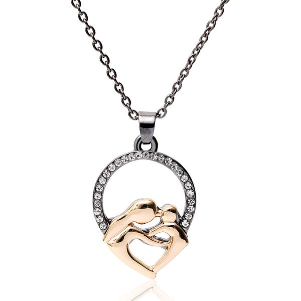 heart-shaped parent-child necklace pendant gold color love zinc alloy customized gift for women girls charms jewelry mothers day, Silver
heart-shaped parent-child necklace pendant gold color love zinc alloy customized gift for women girls charms jewelry mothers day, Silver