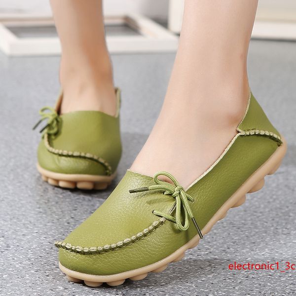 army green women real leather shoes moccasins mother loafers soft leisure female driving two ways wear footwear
army green women real leather shoes moccasins mother loafers soft leisure female driving two ways wear footwear