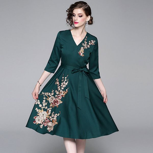 womens designer wind season темперамент v-образным вырезом на шнуровке изысканная вышивка подол длинного dressout8, Black;gray
womens designer wind season темперамент v-образным вырезом на шнуровке изысканная вышивка подол длинного dressout8, Black;gray
