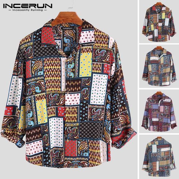 ethnic style men shirt printed long sleeve casual vintage lapel brand hawaiian shirt men streetwear vacation camisa incerun 2019, White;black
ethnic style men shirt printed long sleeve casual vintage lapel brand hawaiian shirt men streetwear vacation camisa incerun 2019, White;black