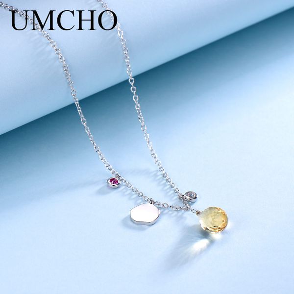 umcho 4.94ct drop natural citrine 925 sterling silver necklaces & pendants for women ruby birthstone handmade jewelry party gift
umcho 4.94ct drop natural citrine 925 sterling silver necklaces & pendants for women ruby birthstone handmade jewelry party gift