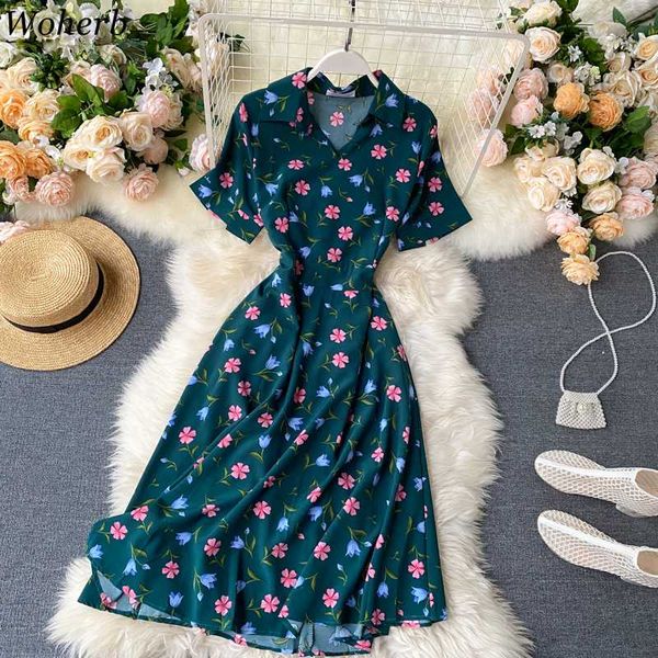 woherb 2020 vintage floral women dress high waist ruffles korean chic vestidos short sleeve print summer dresses new 25967, Black;gray
woherb 2020 vintage floral women dress high waist ruffles korean chic vestidos short sleeve print summer dresses new 25967, Black;gray