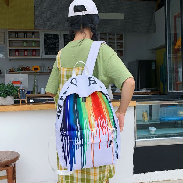 new women backpack 2019 colorful canvas bag large capacity shoulder bags casual student bag travel backpack female school
new women backpack 2019 colorful canvas bag large capacity shoulder bags casual student bag travel backpack female school