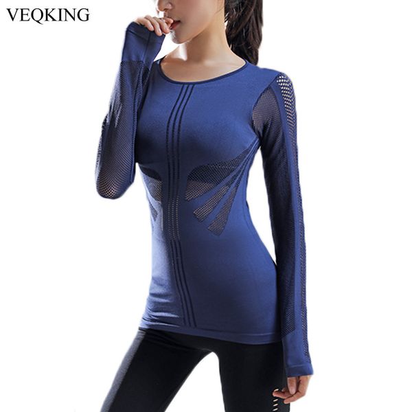 veqking hollow out sports shirts women mesh yoga fitness shirt solid long sleeve quick dry workout tee shirt gym top, White;red
veqking hollow out sports shirts women mesh yoga fitness shirt solid long sleeve quick dry workout tee shirt gym top, White;red