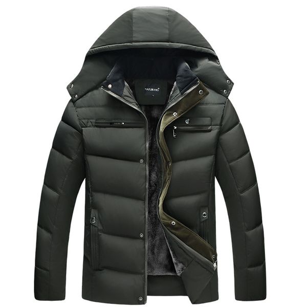 2019 men winter jacket coat hooded thicken warm parkas fleece windproof parkas outerwear brand men's clothing casual overcoats, Black
2019 men winter jacket coat hooded thicken warm parkas fleece windproof parkas outerwear brand men's clothing casual overcoats, Black