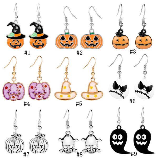2019 halloween funny enamel dangle earrings for women skull pumpkin drop statement earring fashion jewelry gift, Silver
2019 halloween funny enamel dangle earrings for women skull pumpkin drop statement earring fashion jewelry gift, Silver