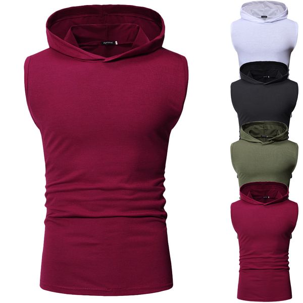 fashion men' vest jacket sport casual sleeveless contrast hoodie gym clothing tank fitness bodybuilding clothes, White;black
fashion men' vest jacket sport casual sleeveless contrast hoodie gym clothing tank fitness bodybuilding clothes, White;black