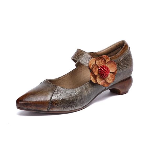 yourseason female vintage genuine leather pumps pointed toe hook loop platform heels ladies flower casual shoes 2020 autumn, Black
yourseason female vintage genuine leather pumps pointed toe hook loop platform heels ladies flower casual shoes 2020 autumn, Black
