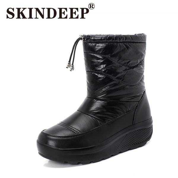 skindeep 2019 ladies new plus velvet snow boots ladies winter long cotton shoes, Black
skindeep 2019 ladies new plus velvet snow boots ladies winter long cotton shoes, Black