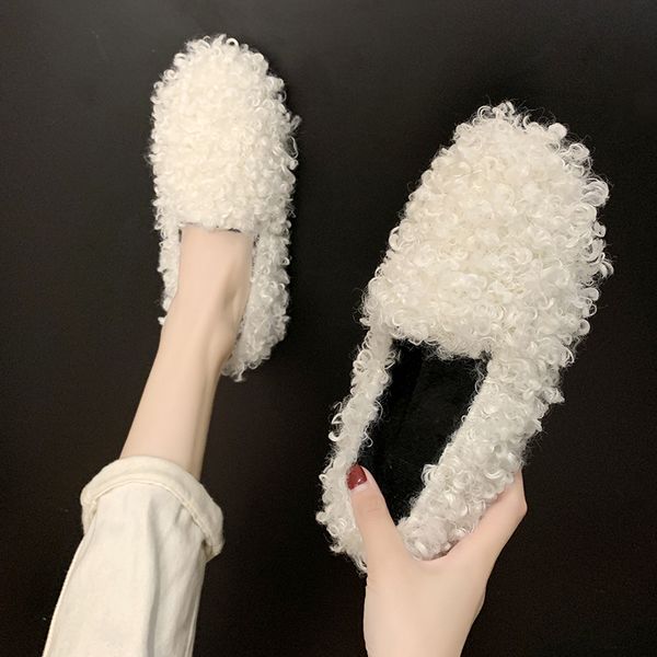 2019 women's loafers winter shoes fashion faux fur casual slip on warm winter woman shoes flat ballerinas, Black
2019 women's loafers winter shoes fashion faux fur casual slip on warm winter woman shoes flat ballerinas, Black
