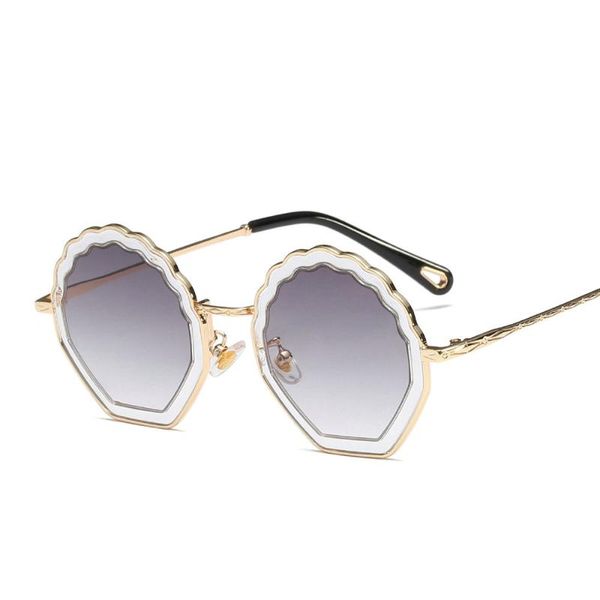 ladies elegant gradient round sunglasses women 2018 new metal frame pink yellow blue ocean sun glasses with box fml, White;black
ladies elegant gradient round sunglasses women 2018 new metal frame pink yellow blue ocean sun glasses with box fml, White;black
