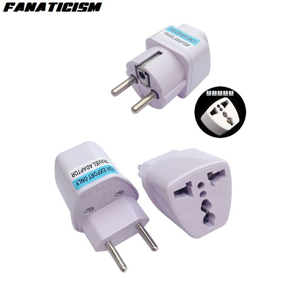 fanaticism international universal 2 pin uk/us/au to eu plug adapter brazil italy travel charger electrical plug adaptor converter socket
fanaticism international universal 2 pin uk/us/au to eu plug adapter brazil italy travel charger electrical plug adaptor converter socket