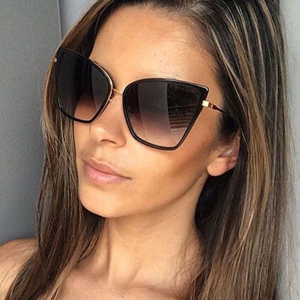 fashion alloy cat eye sunglasses women gradient lens sun glasses vintage metal oculos feminino travel driving gafas de sol, White;black
fashion alloy cat eye sunglasses women gradient lens sun glasses vintage metal oculos feminino travel driving gafas de sol, White;black