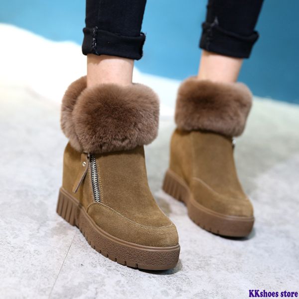genuine leather winter boots for women warm plush shoes hidden heel ladies snow boots 2020 winter woman casual ankle boot shoes, Black
genuine leather winter boots for women warm plush shoes hidden heel ladies snow boots 2020 winter woman casual ankle boot shoes, Black