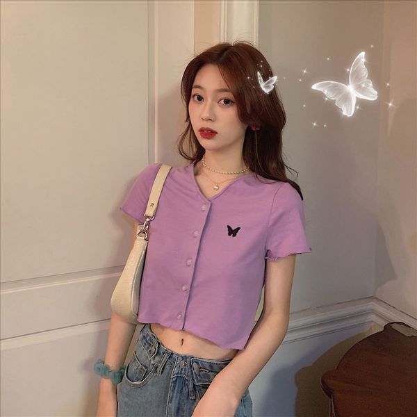 2020 embroidery -sleeved round collar lace slim cardigan 2020 butterfly embroidery short-sleeved round collar lace slim short cardigan short, White
2020 embroidery -sleeved round collar lace slim cardigan 2020 butterfly embroidery short-sleeved round collar lace slim short cardigan short, White