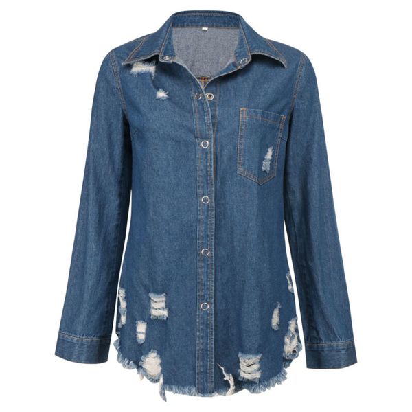 jeans shirts women 2019 spring vintage female cotton jeans blouses chemise femme tunics plus size s~xl ladies denim shirt, White
jeans shirts women 2019 spring vintage female cotton jeans blouses chemise femme tunics plus size s~xl ladies denim shirt, White