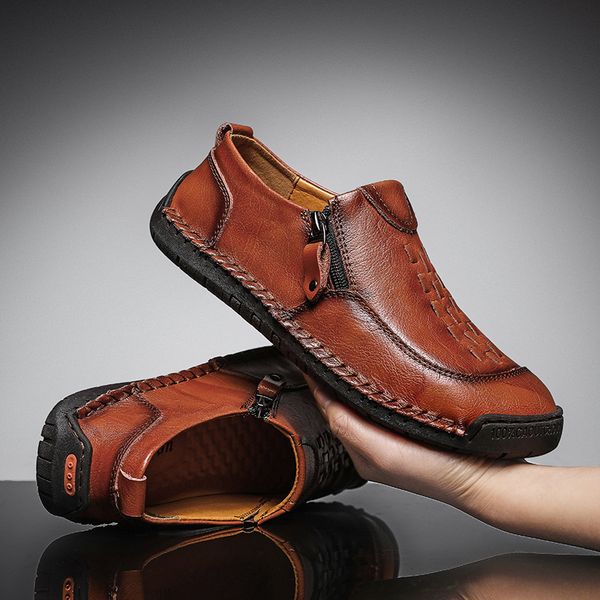 fashion 2020 men shoes casual leather men leather shoes loafers moccasins non-slip waterproof rubber large size 39-48, Black
fashion 2020 men shoes casual leather men leather shoes loafers moccasins non-slip waterproof rubber large size 39-48, Black