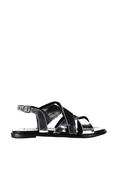 pearl genuine leather silver women 's sandals 120130005455, Black 
pearl genuine leather silver women 's sandals 120130005455, Black