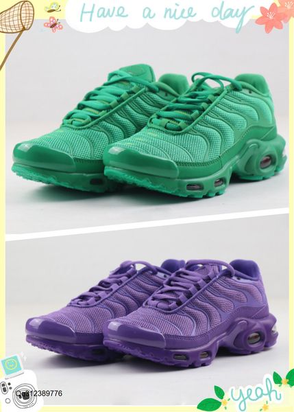 cushion plus green purple women running trainers sports shoes tn plus gs womens ladies basketball athletic sneakers with box
cushion plus green purple women running trainers sports shoes tn plus gs womens ladies basketball athletic sneakers with box