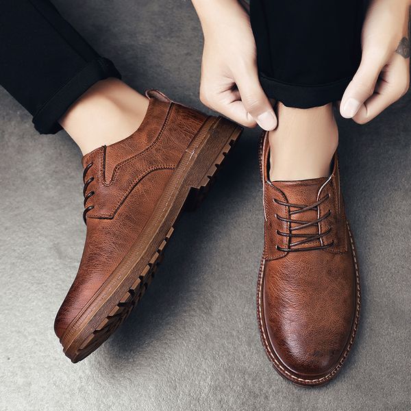 new summer soft handmade men's leather casual shoes men loafers spring fashion sneakers business shoes %fc056, Black
new summer soft handmade men's leather casual shoes men loafers spring fashion sneakers business shoes %fc056, Black