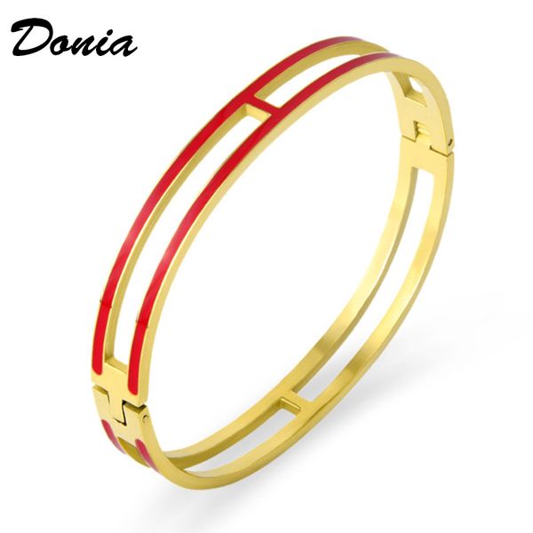 donia jewelry love home colorful enamel plating exaggerated titanium steel european and american popular adjustable opening bracelet a, Black
donia jewelry love home colorful enamel plating exaggerated titanium steel european and american popular adjustable opening bracelet a, Black