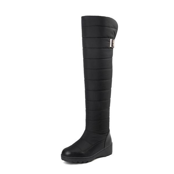 ryvba women over the knee boots woman warm fur winter ladies platform wedges heels thigh high boots girls shoes 2019, Black
ryvba women over the knee boots woman warm fur winter ladies platform wedges heels thigh high boots girls shoes 2019, Black