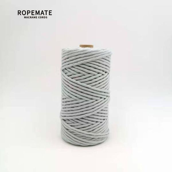 ropemate soft cotton cord macrame decor project handmade 4mm 100meters - 1 single strand - light gray color, Black;white
ropemate soft cotton cord macrame decor project handmade 4mm 100meters - 1 single strand - light gray color, Black;white