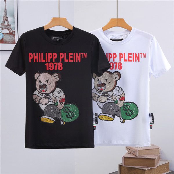 2019 summer men short sleeve t-shirt fashion phillip casual t-shirt cool o-neck men's t shirt short sleeve men clothing, White;black
2019 summer men short sleeve t-shirt fashion phillip casual t-shirt cool o-neck men's t shirt short sleeve men clothing, White;black