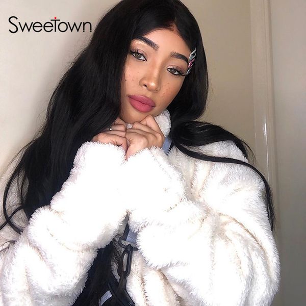 sweetown autumn winter fashion warm woolen cropped sweatshirt elegant turtleneck long sleeve womens pullover sweatshirts casual, Black
sweetown autumn winter fashion warm woolen cropped sweatshirt elegant turtleneck long sleeve womens pullover sweatshirts casual, Black