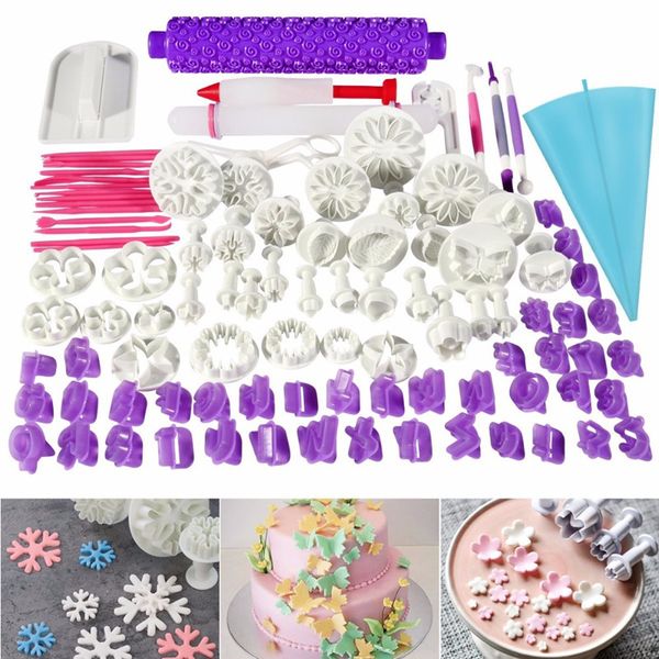 94pcs cake decorating tools plunger fondant cake pastry cutters baking tools dough roller rolling pin full set kitchen baking molding kit
94pcs cake decorating tools plunger fondant cake pastry cutters baking tools dough roller rolling pin full set kitchen baking molding kit