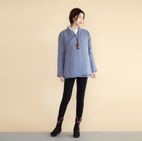 oriental folk style short winter cotton padded hanfu jacket cotton linen tied kimono style warm quilted vintage style clothes, Red
oriental folk style short winter cotton padded hanfu jacket cotton linen tied kimono style warm quilted vintage style clothes, Red