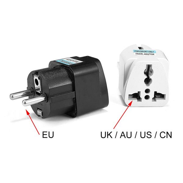 universal eu plug adapter international au us uk to eu euro kr travel adapter electrical plug converter power socket 
universal eu plug adapter international au us uk to eu euro kr travel adapter electrical plug converter power socket