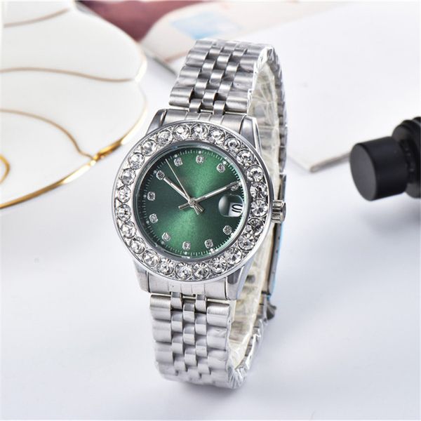 luxury watch womens designer watches diamond iced out watch quartz lady watch gold silver band Wristwatches Montres pour femmes
luxury watch womens designer watches diamond iced out watch quartz lady watch gold silver band Wristwatches Montres pour femmes