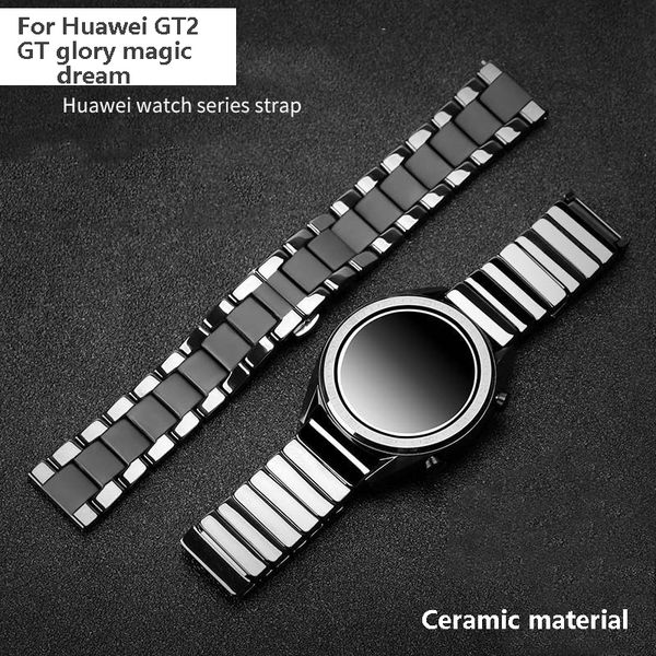 ceramics watchband for huawei gt2 gt strap glory magic dream watch2 pro ceramic smart sports watch bracelet 20/22m, Black;brown
ceramics watchband for huawei gt2 gt strap glory magic dream watch2 pro ceramic smart sports watch bracelet 20/22m, Black;brown