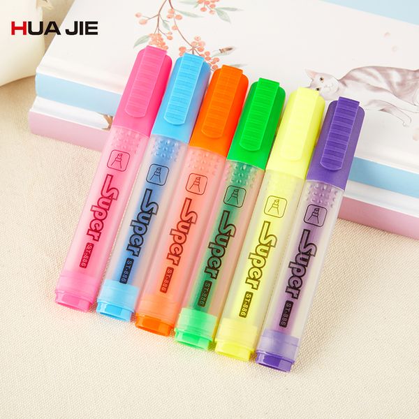 colorful highlighters 6pcs student candy color mark pen school stationery fluorescent pen highlighter office supplies st-886, Black;red
colorful highlighters 6pcs student candy color mark pen school stationery fluorescent pen highlighter office supplies st-886, Black;red