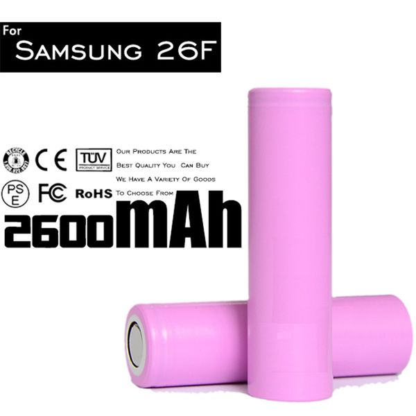 100% подлинный Samsung 18650 26f перезаряжаемых литиевых батарей - Real 2500mah 20A High Дренажных Vape Mods батарея
100% подлинный Samsung 18650 26f перезаряжаемых литиевых батарей - Real 2500mah 20A High Дренажных Vape Mods батарея